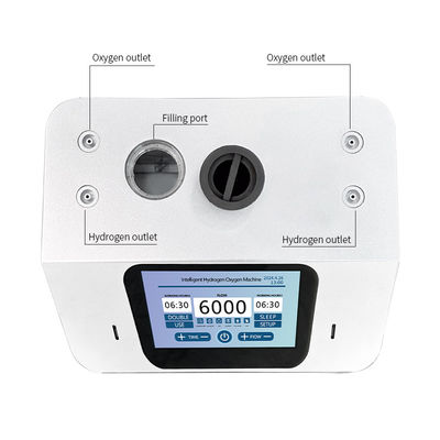 Gerador PEM 6000 ml/min Máquina de inalação de hidrogénio com ecrãs sensíveis ao toque Estilo personalizável