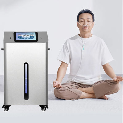 Máquina de inalação de hidrogénio de 6000 ml com telas sensíveis ao toque