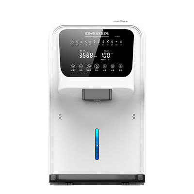 Dispensador de água de hidrogênio alcalino quente instantâneo para casa com vida útil de 24 meses e módulo eletrolítico SPE Plus