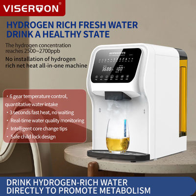 Dispensador de água potável direto rico em hidrogénio versátil com sistema de osmose reversa