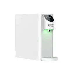 Dispensador de água de escritório inteligente com interface táctil e filtro duplo